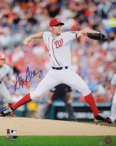 Autografirani Stephen Strasburg 16x20 Washington Nationals Photo -MLB hologram
