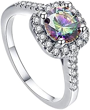 2023 novi poklon luksuzni rezani nakit bijeli prsten vjenčani vjenčani prsten s ručno izrađenim kamenom Muška moda