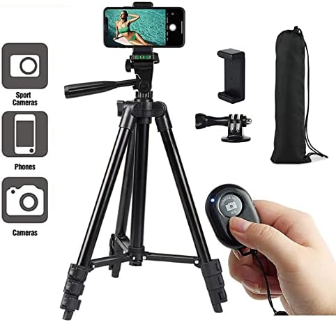 Kamera za nosač telefona tronožac 51inch proširiva aluminijska kamera Statid Stand Portable Trupovski stativ za kameru za pametne telefone