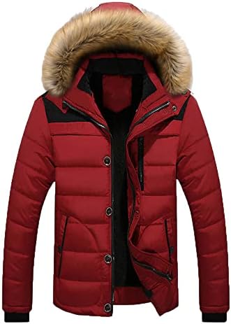 YMOSRH jakne za muškarce vanjske tople zimske jakne s kapuljačama s jaknama s patentnim zatvaračem