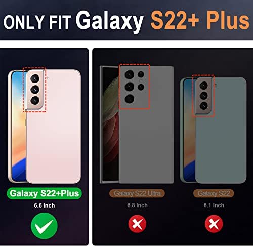 Torbica SHIELDON za Galaxy S22 + Plus 5G 6.6 , prirodna koža, presvlaka-knjižica S22 Plus magnetna kopča, RFID-zaključavanje utora
