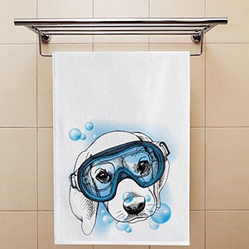 Kupana ručna ručnika Puppy Beagle Face ručnik za ručnik 2 pakiranje mekanog brzog suhog super upijajuće kupaonice