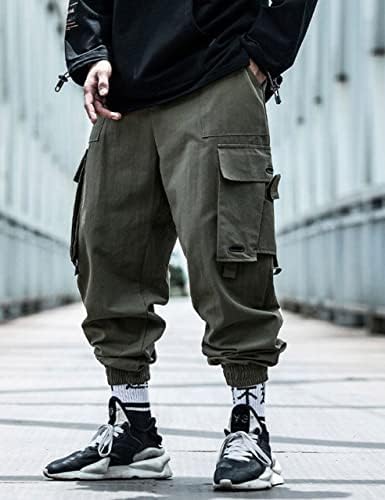 Muške jogger hlače Y2K Baggy TechWear teretni hlače goth hip hop harem taktički staza hlače ulične odjeće