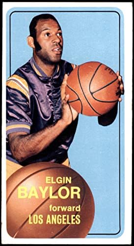 1970. Topps 65 Elgin Baylor Los Angeles Lakers Ex Lakers Sveučilište Seattle